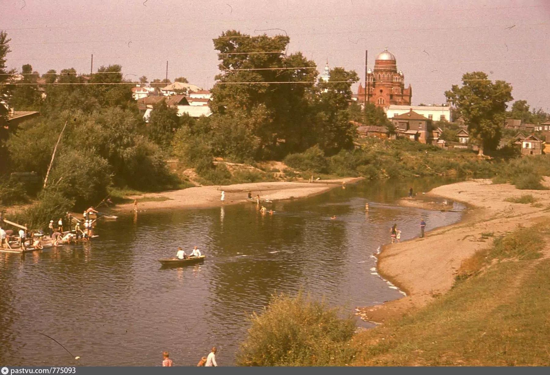 Ссср 18. Уржум Кировская область 1960. Мост в Уржуме. Диорама «Долина реки Уржумки у города Уржума». Воскресенская Церковь Уржум в советское время.