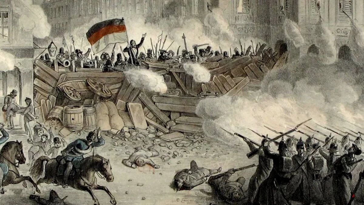 Период революции в европе. Баррикады во Франции 1848. Французская революция 1848-1849. Восстание в Париже 1848. Восстание хорватов 1848.