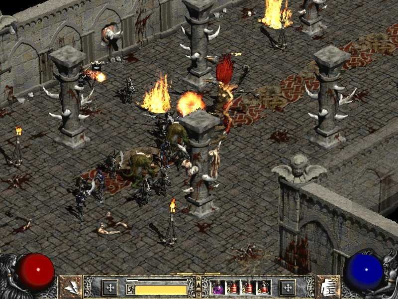 Старые версии игр. Diablo 2. Diablo 2 2000г. Doblo 2. Diablo II 2000.