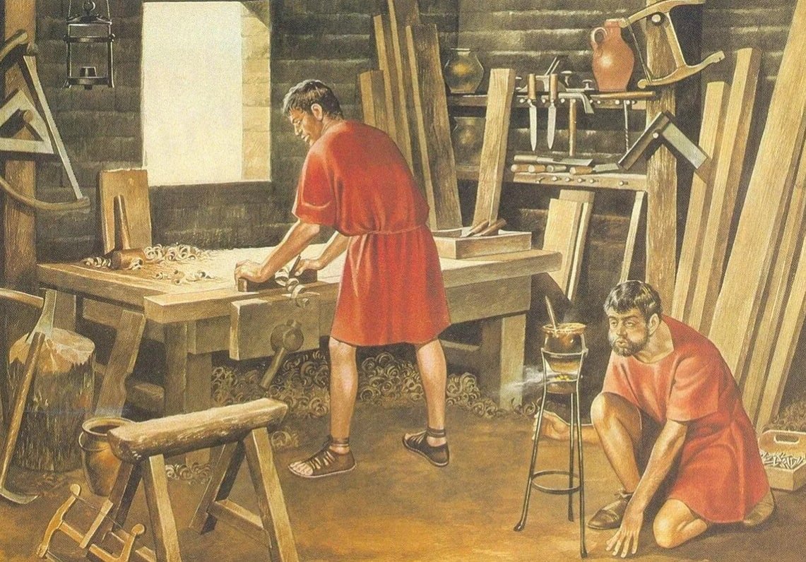 Чем занимался плотников. Англия 16 века Ремесленная мастерская. Ремесло в древнем Риме. Ремесленный цех средние века. Цех в средние века это.