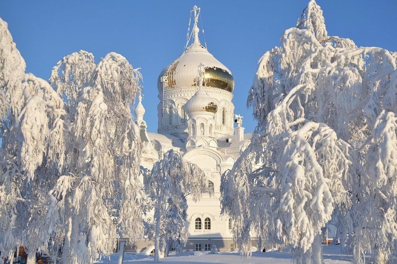 красивые места зимой в россии