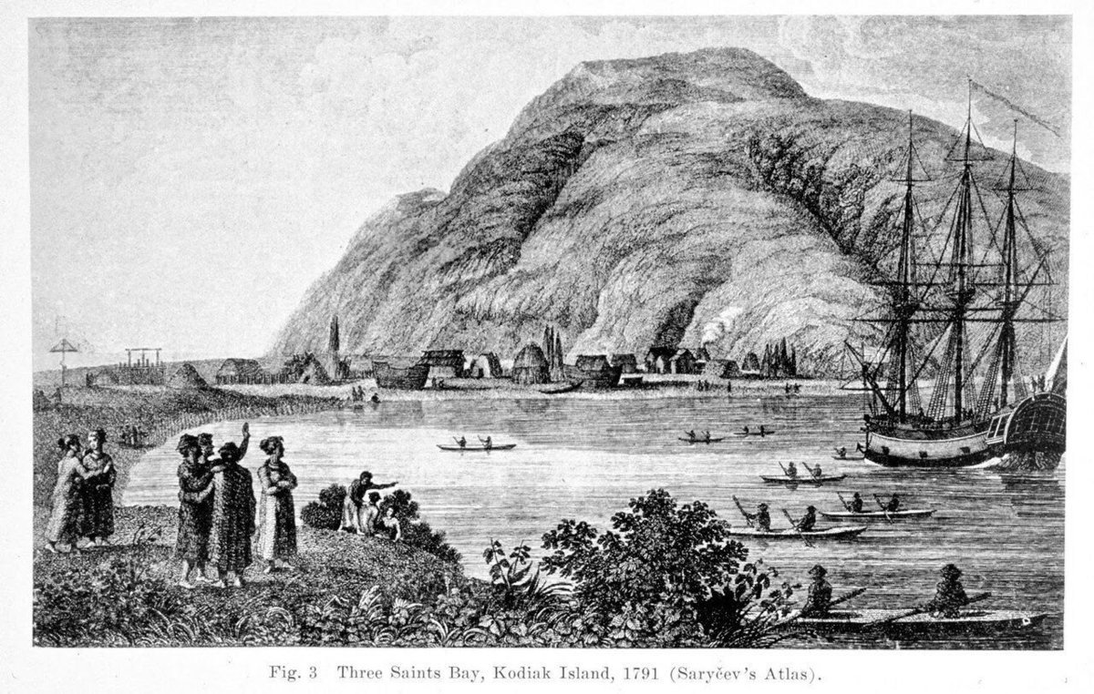 22 Сентября 1784 первые русские поселения на Аляске