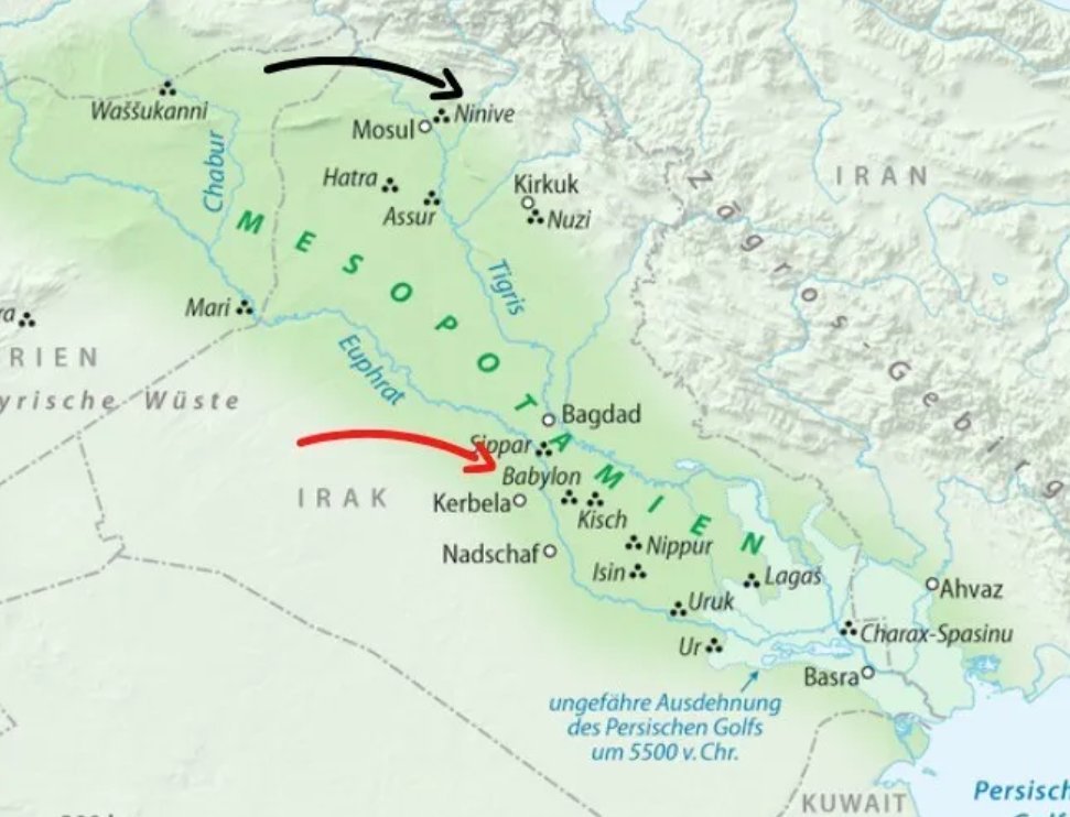 Где находился вавилон на карте