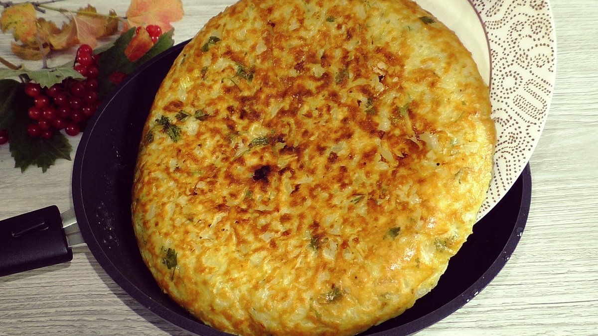 Лепешки с луком и сыром