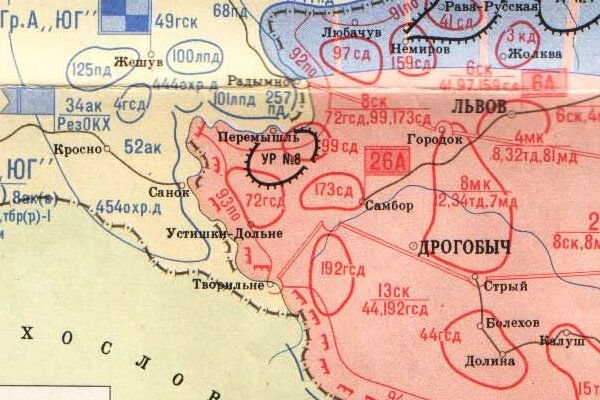 Расположение войск 22 июня 1941 года.