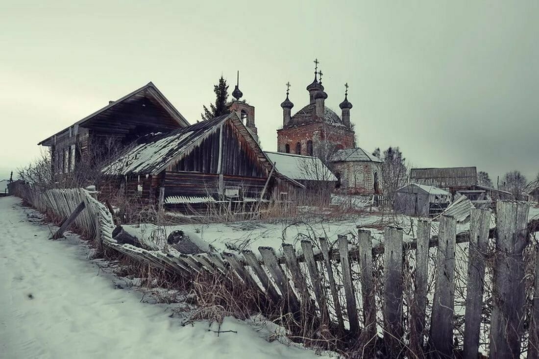 Фото заброшенных деревень