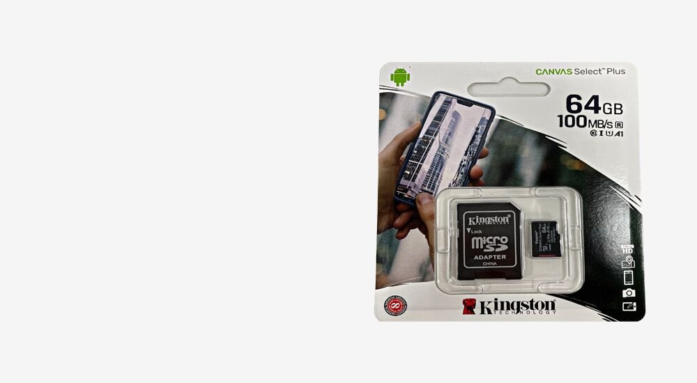 Карта памяти microsdxc kingston canvas select plus 64 гб sdcs2 64gbsp