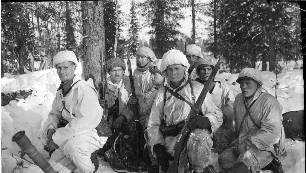 Финляндия 1940 год. Финские солдаты советско финской войны.