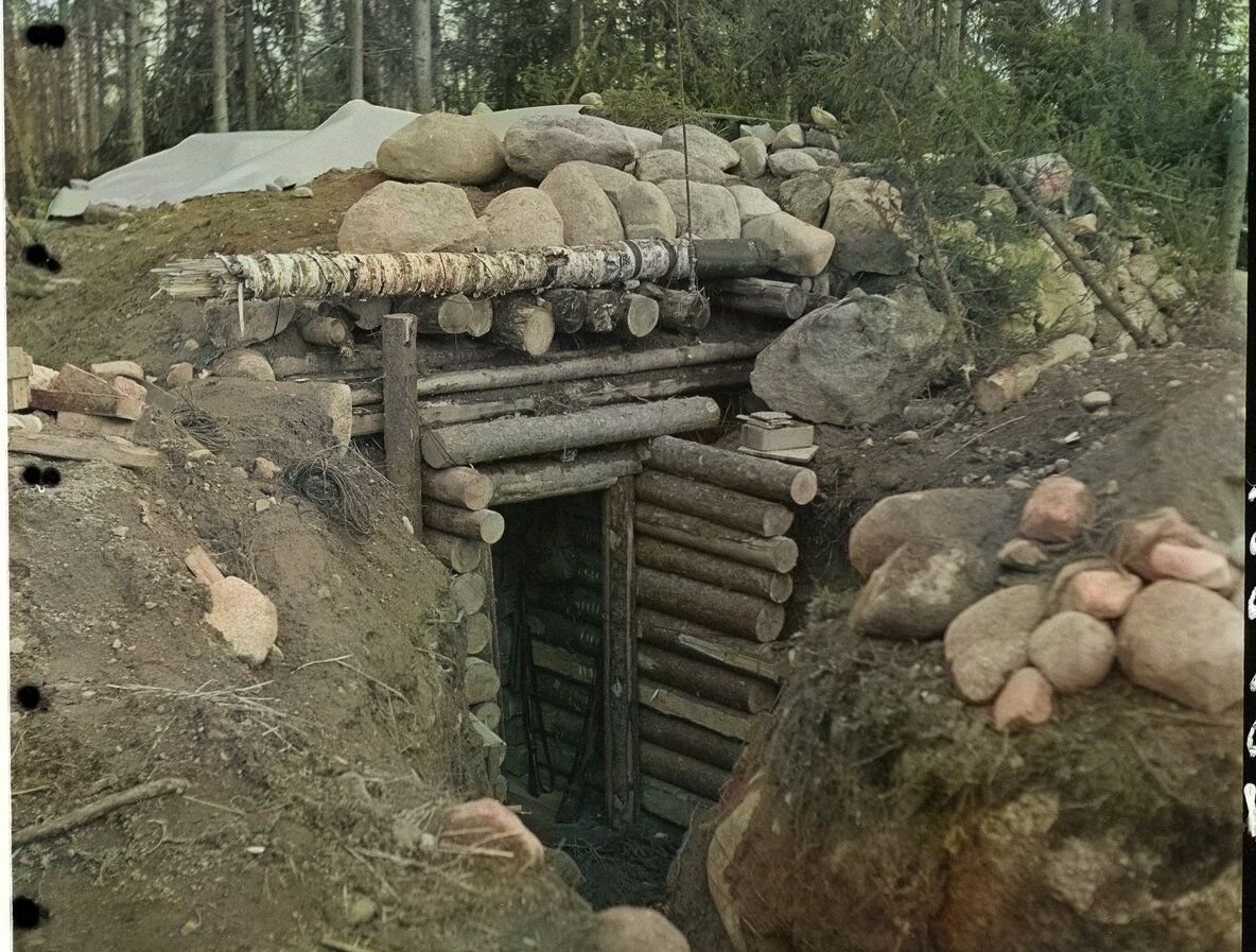 Картинки землянка в годы вов