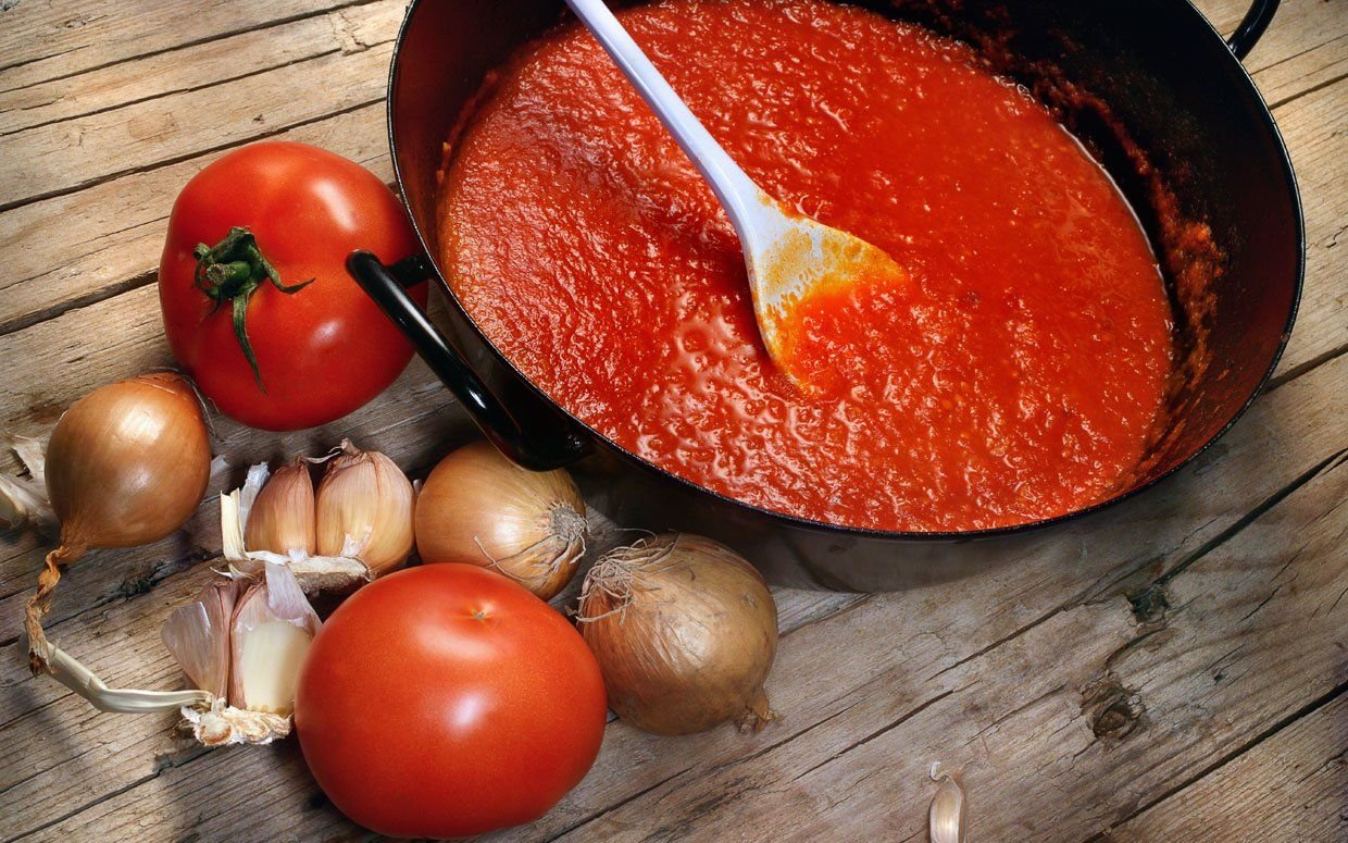 томатный соус для пиццы из помидор на зиму фото 20