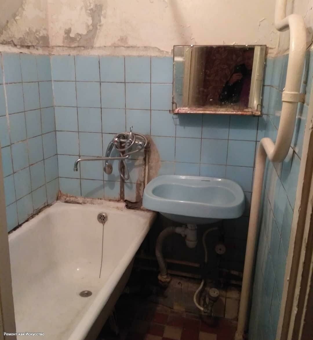 Фото туалета в квартире без ремонта