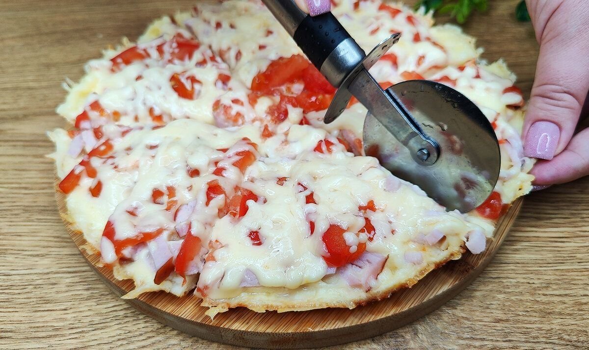 экспресс пицца рецепт на сковороде фото 16