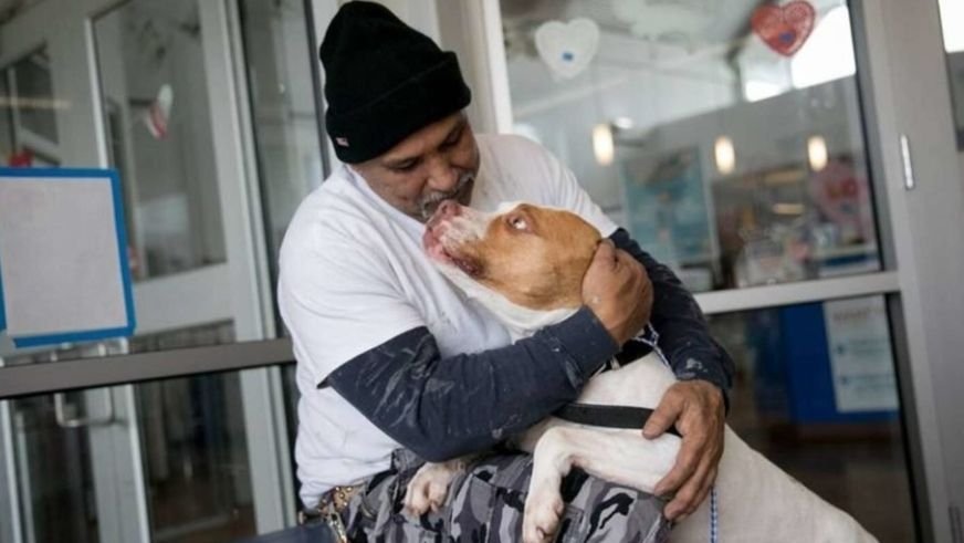 История о том, как один мужчина отдал своего пса в приют, но спустя время пришёл и забрал его обратно