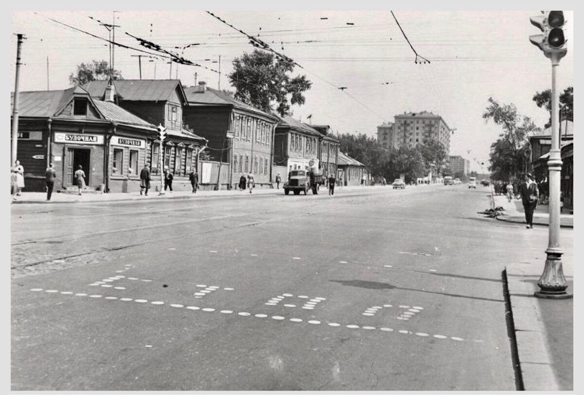 Щербаковская улица в 60 - 70 годы