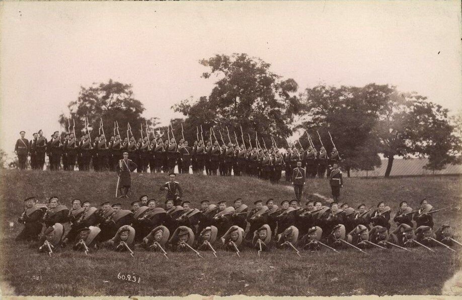 Фото 1903 года солдаты