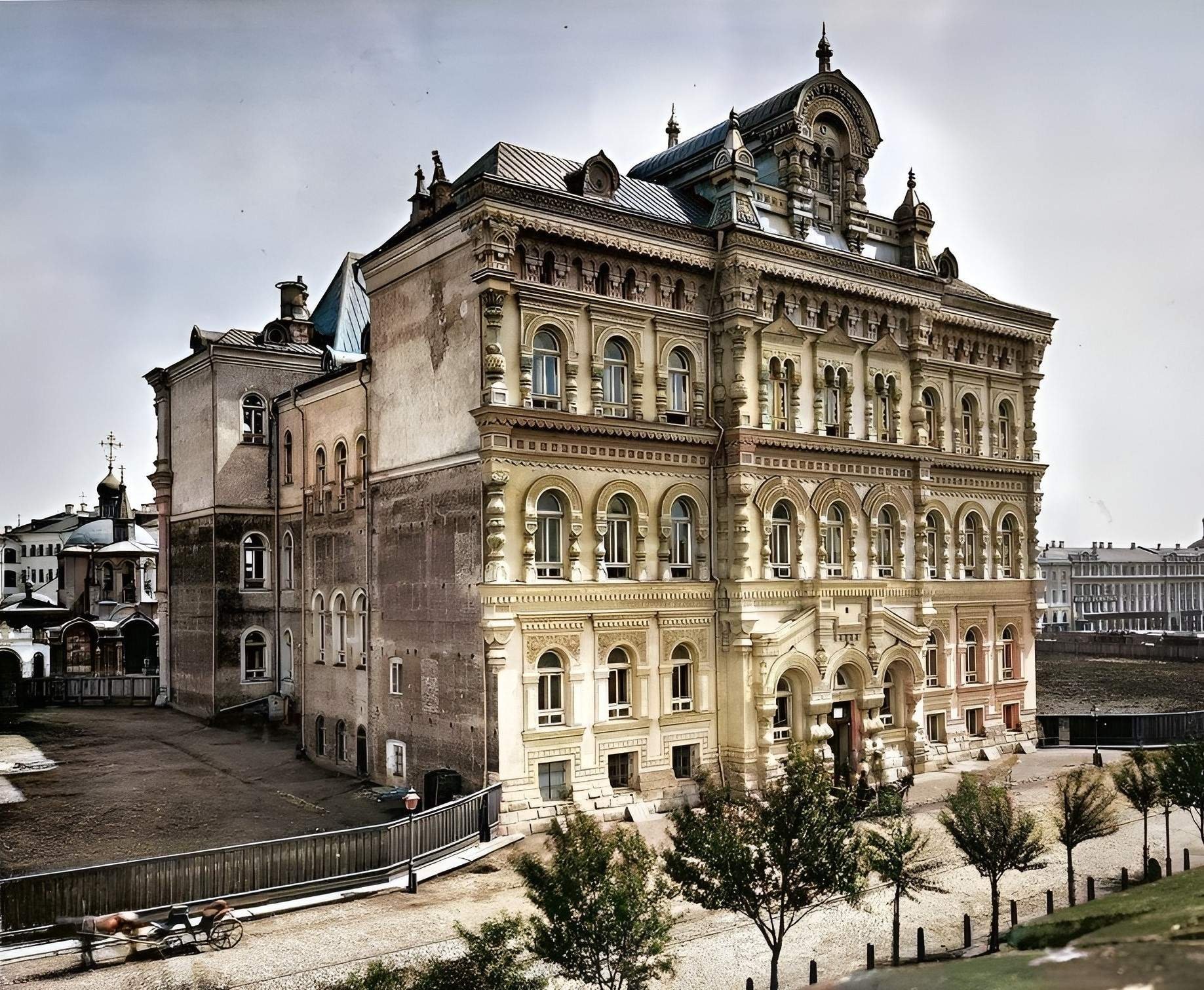 Старые фото музеев. Политехнический музей в Москве. 1872 Г.. Политехнический музей в Москве 19 век. Здание политехнического музея в 1872 г. Политехнический музей Монигетти.