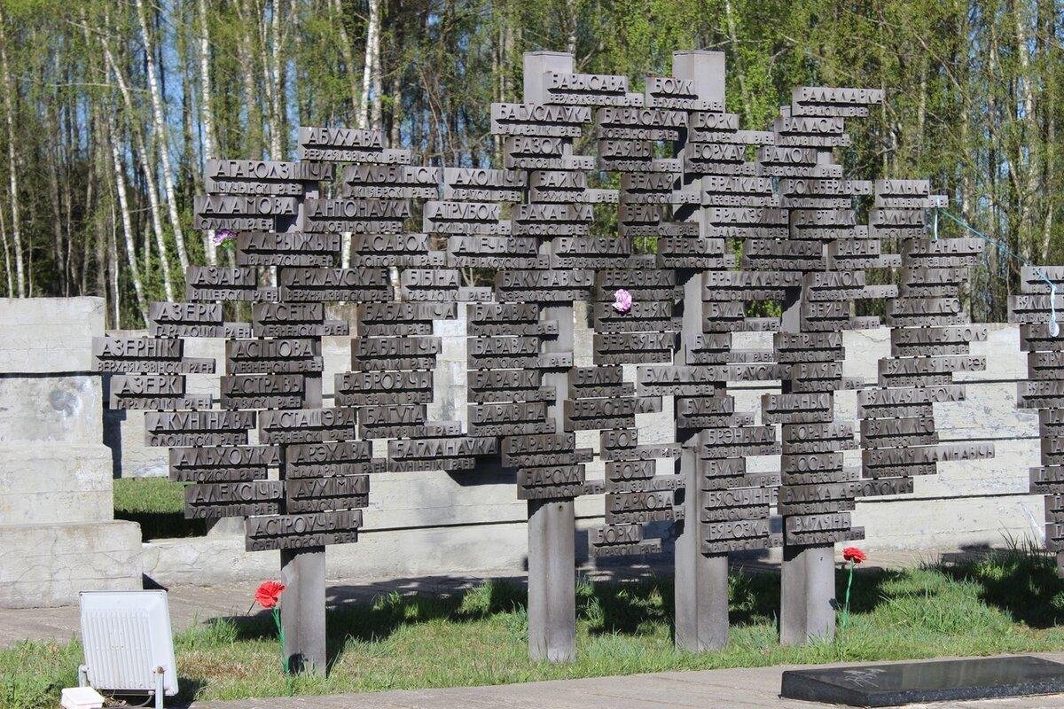 Карта сожженных деревень беларуси в годы вов