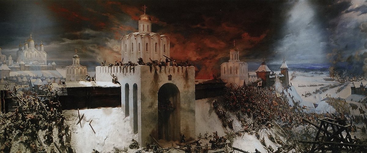 штурм владимира монголо-татарами. взятие владимира войсками хана батыя. взятие батыем владимира 1238. взятие монголами владимира 1238 г. взятие владимира войсками хана батыя.
