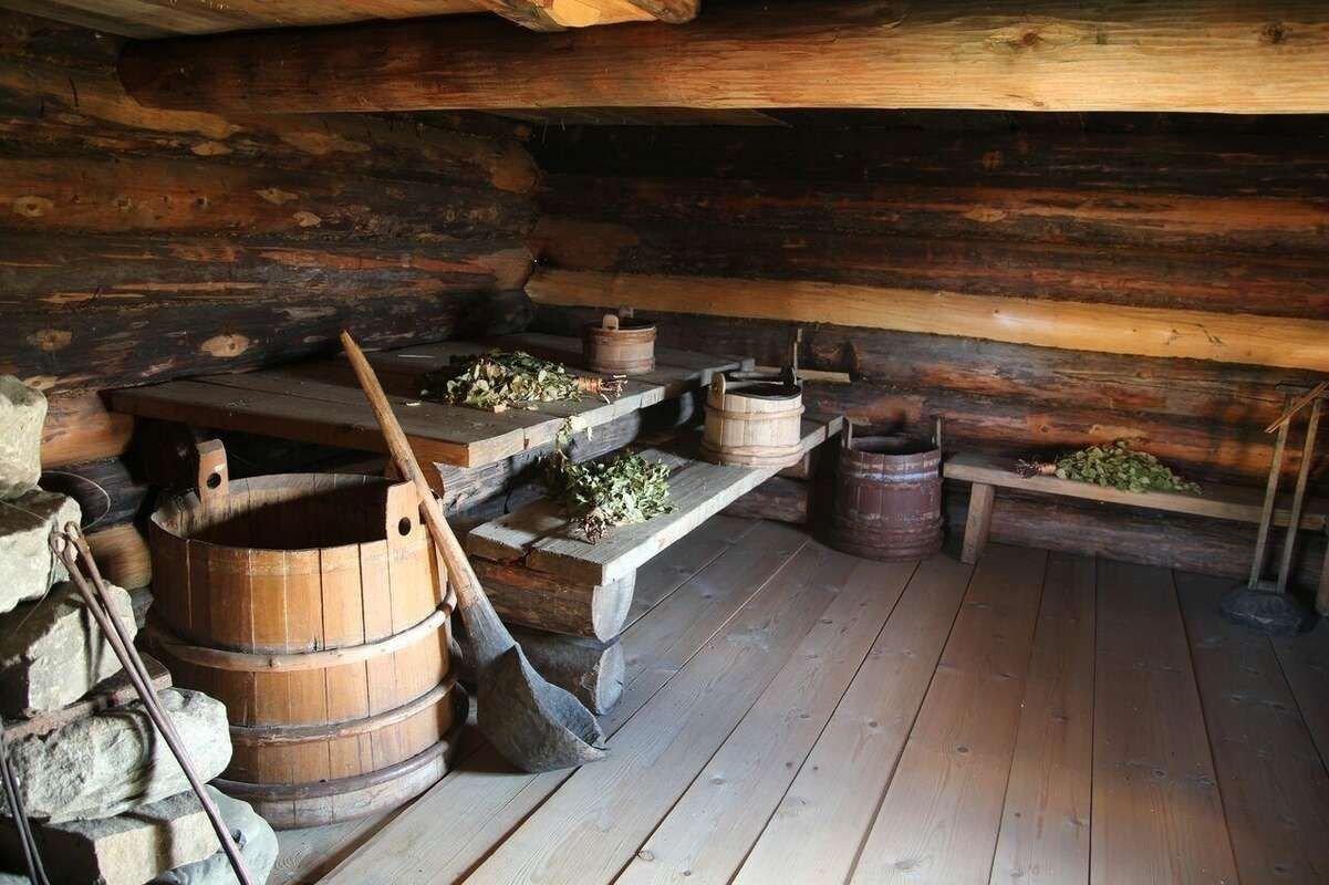 Баня на руси картинка