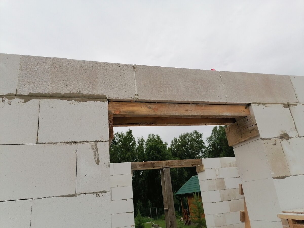 Арочные перемычки из газобетона