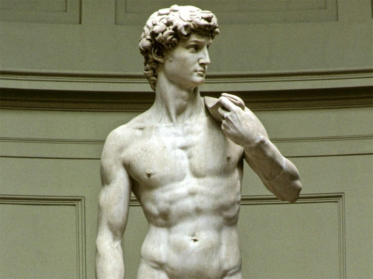 Давид Микеланджело фреска