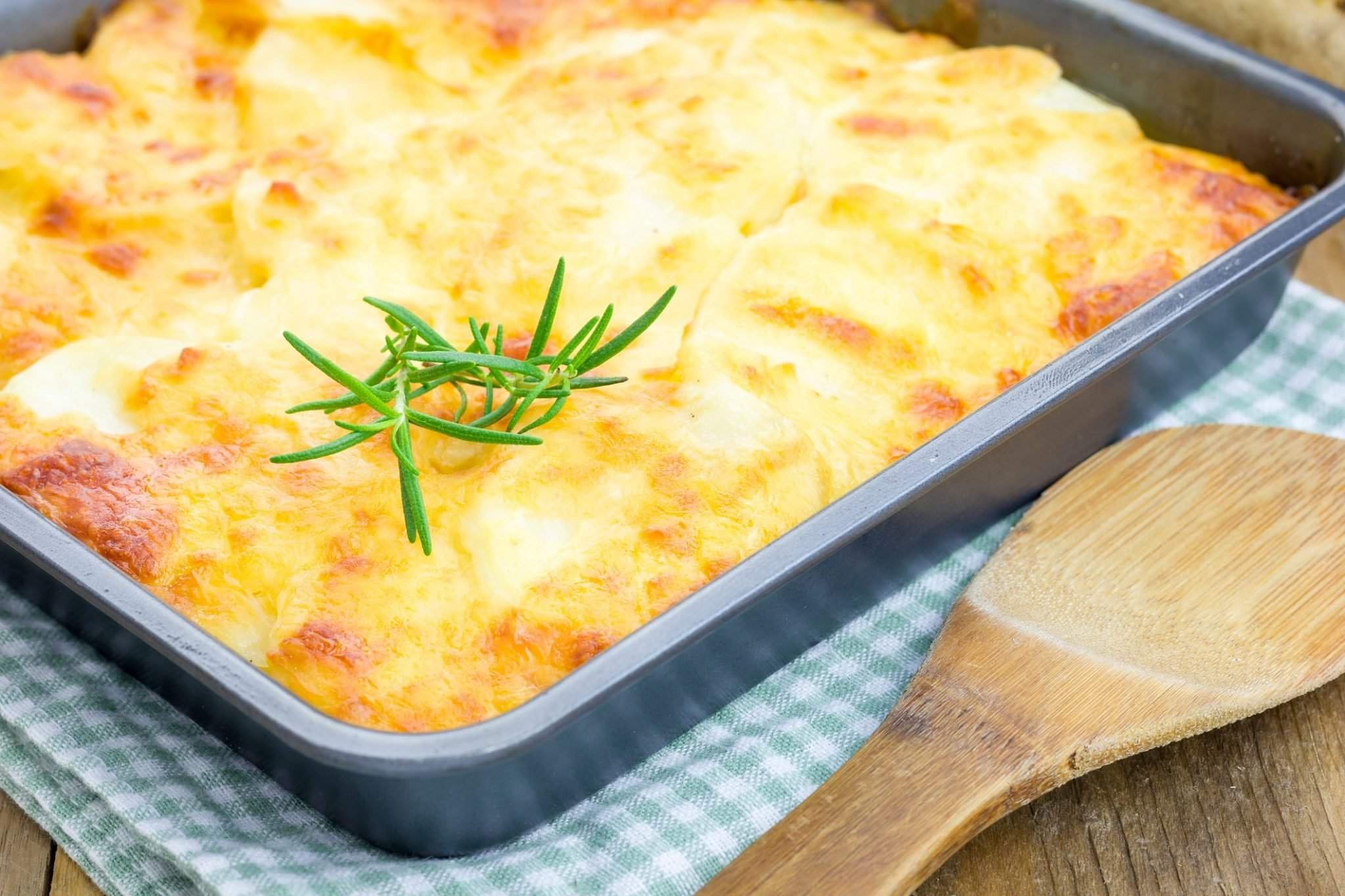 Картофельный гратен с сыром
