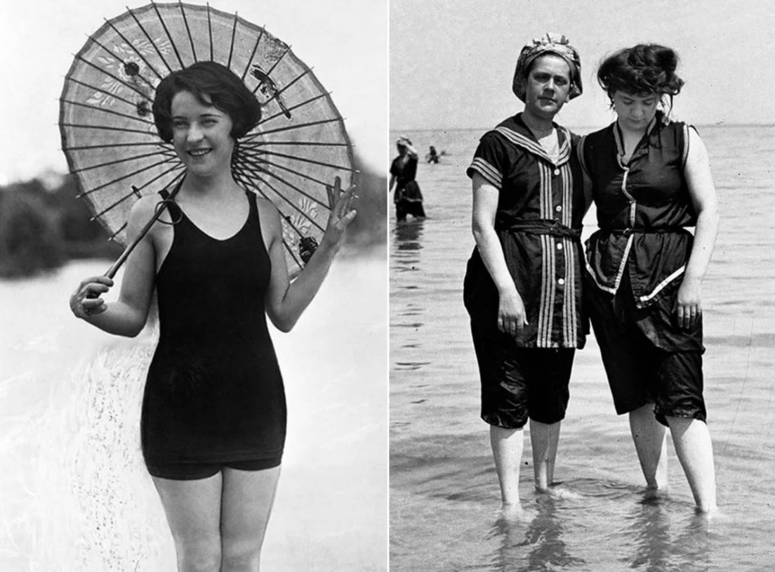 Старые купальники женские