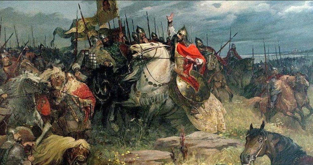 Битва событие которой изображено на картине закончилась победой русского войска