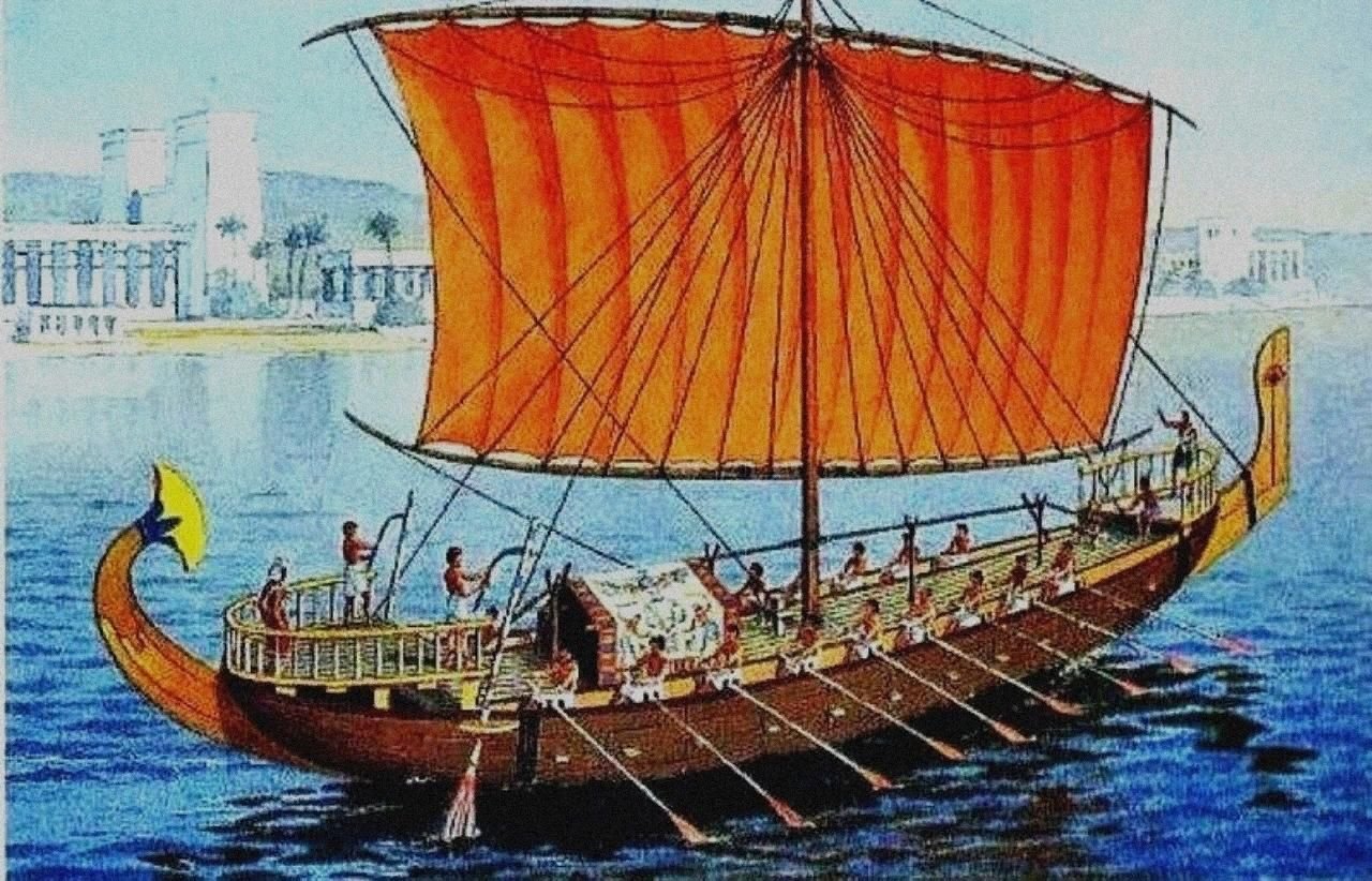 Кораблестроение в древнем Египте