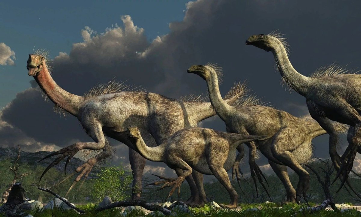 Теризинозавр мир Юрского периода