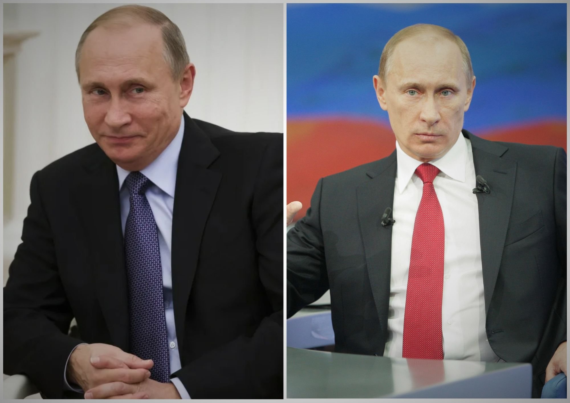 Путин Владимир Владимирович с красным галстуком