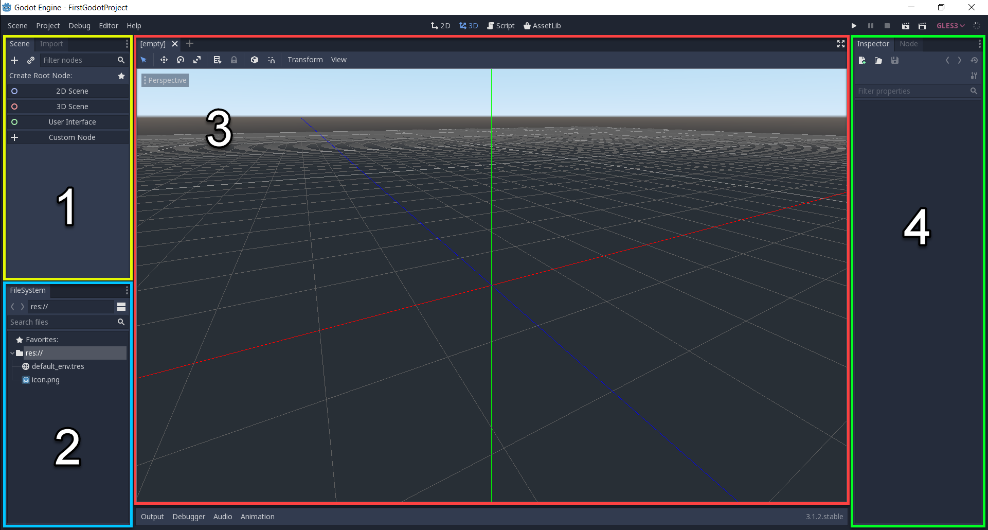 Godot editor