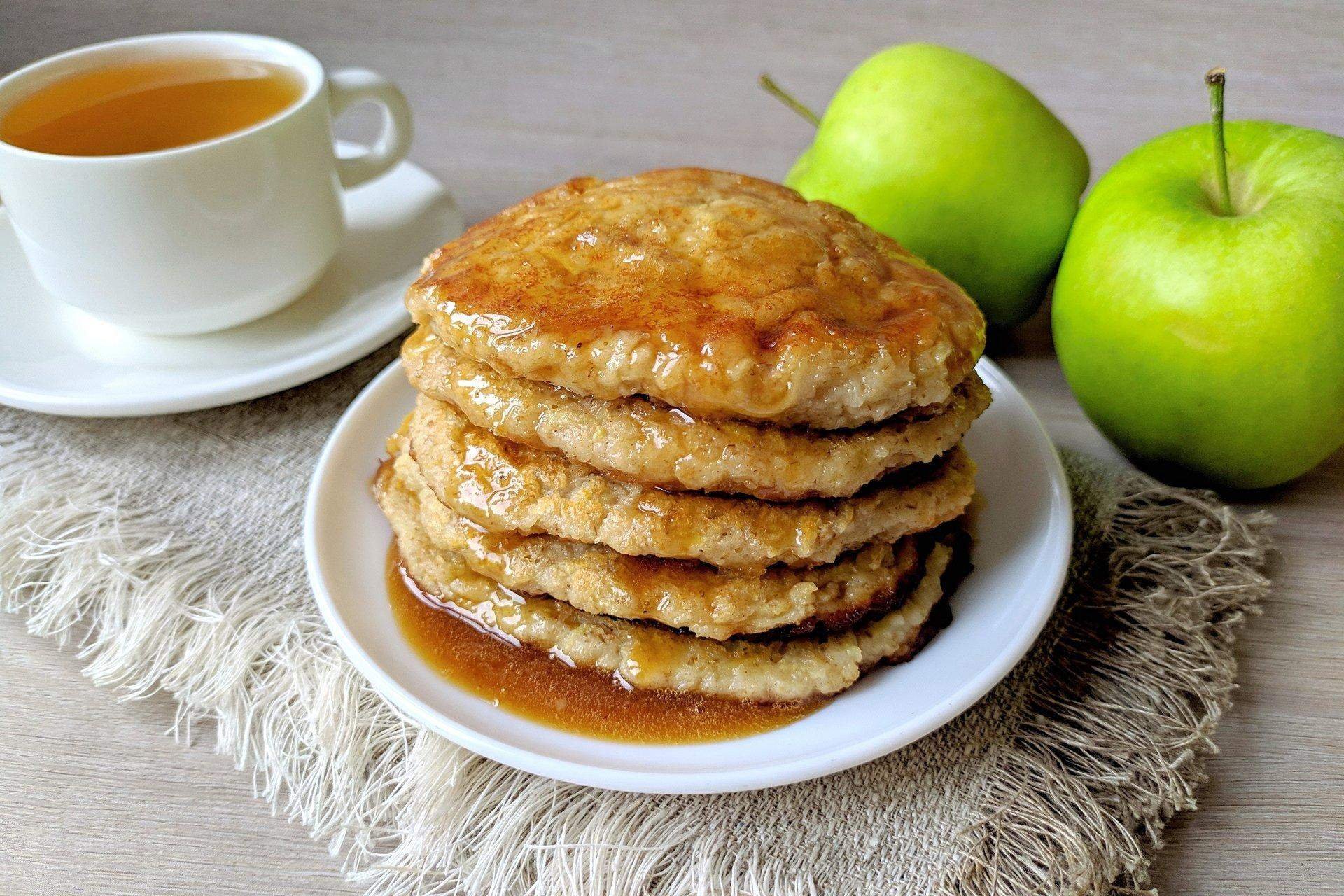 Оладьи из яблок рецепты быстро и вкусно с фото на сковороде