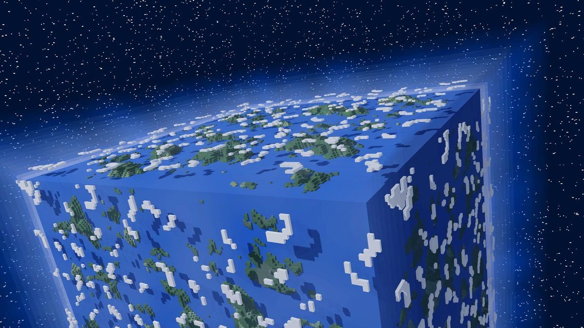 Как появилась планета Земля в MinecraftMinecraft ВольтПаладин Меха