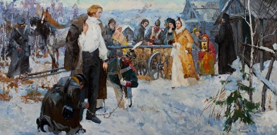Декабристы в сибири картины