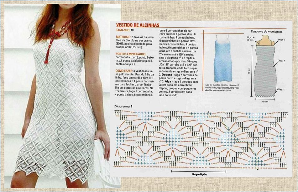 Схемы сарафанов. Лимонный бирюзовый сарафан схема описание модель 15.