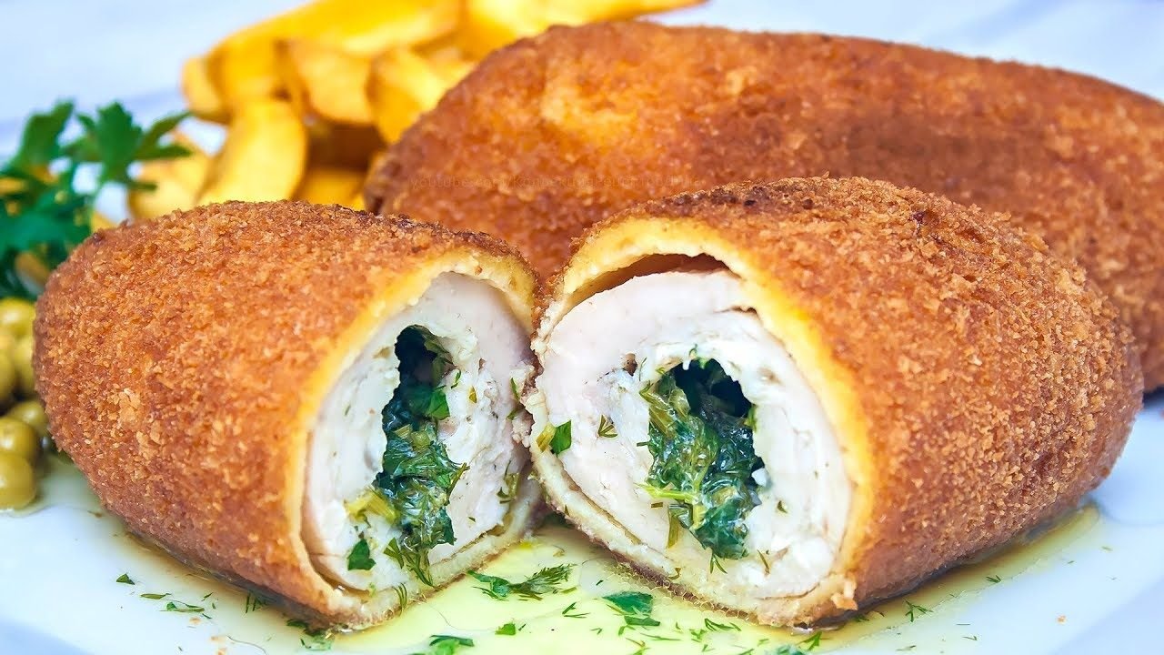 Котлета по киевски с маслом
