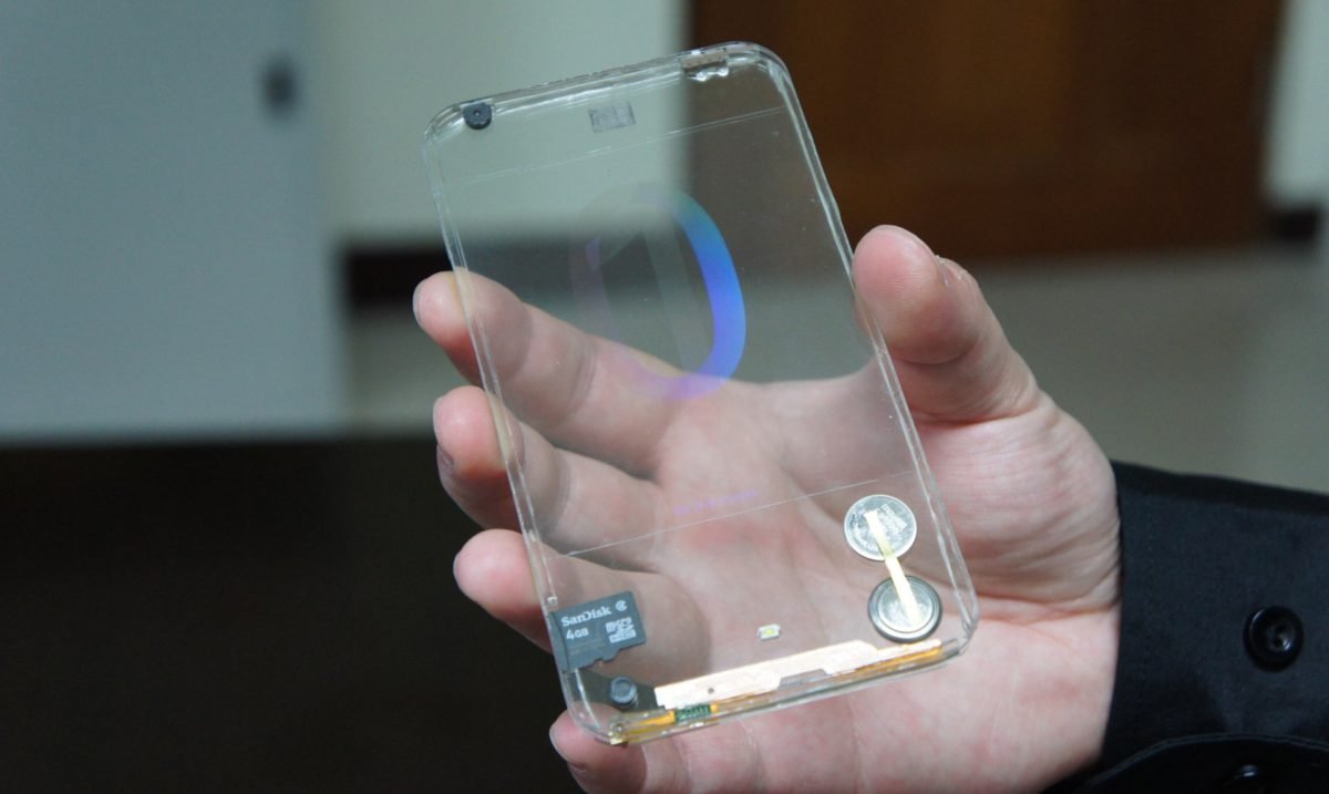 Прозрачный смартфон Samsung
