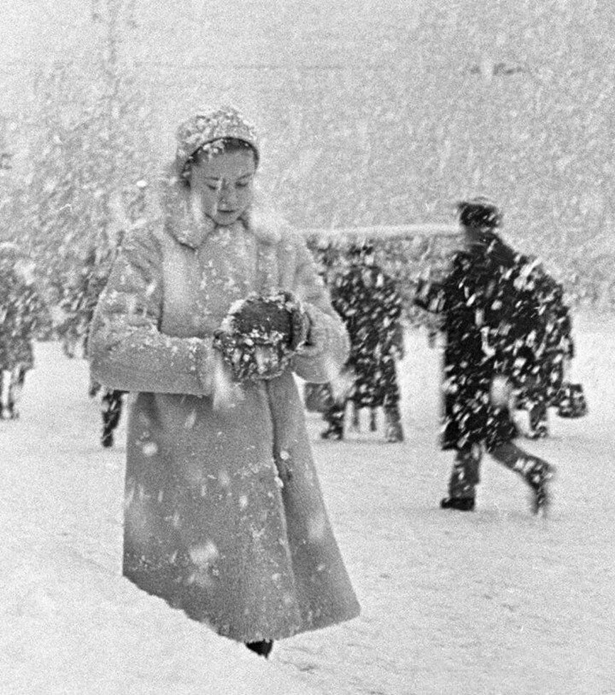 Снег зима СССР