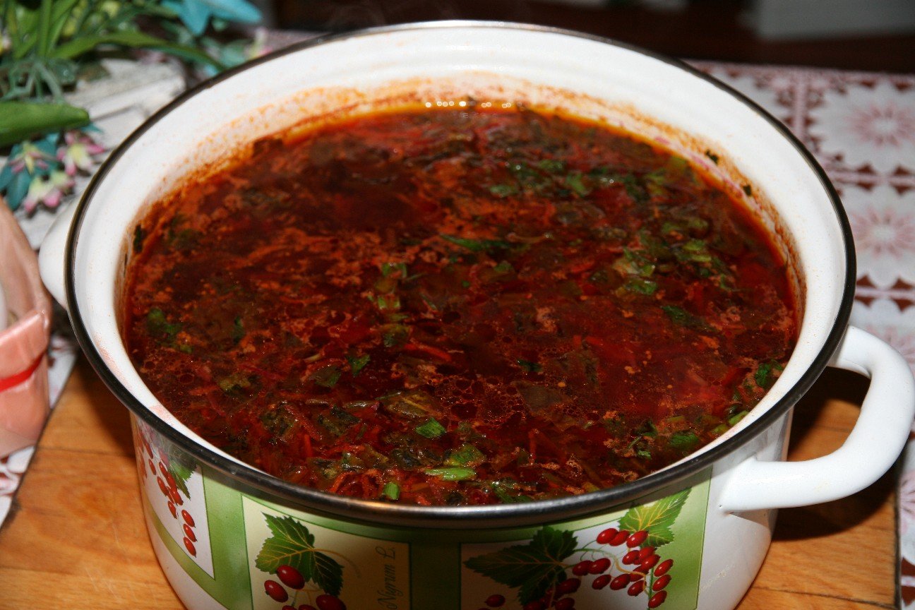 Картинка настоялся борщ