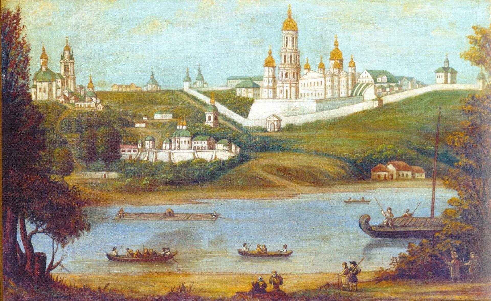 Киево-Печерский монастырь в 11 веке