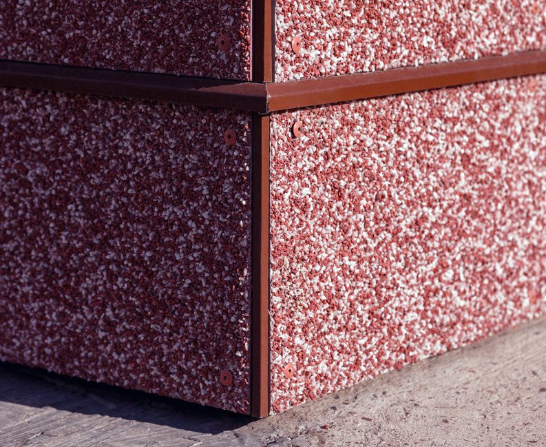 Хризотилцементные листы для облицовки стен - фото