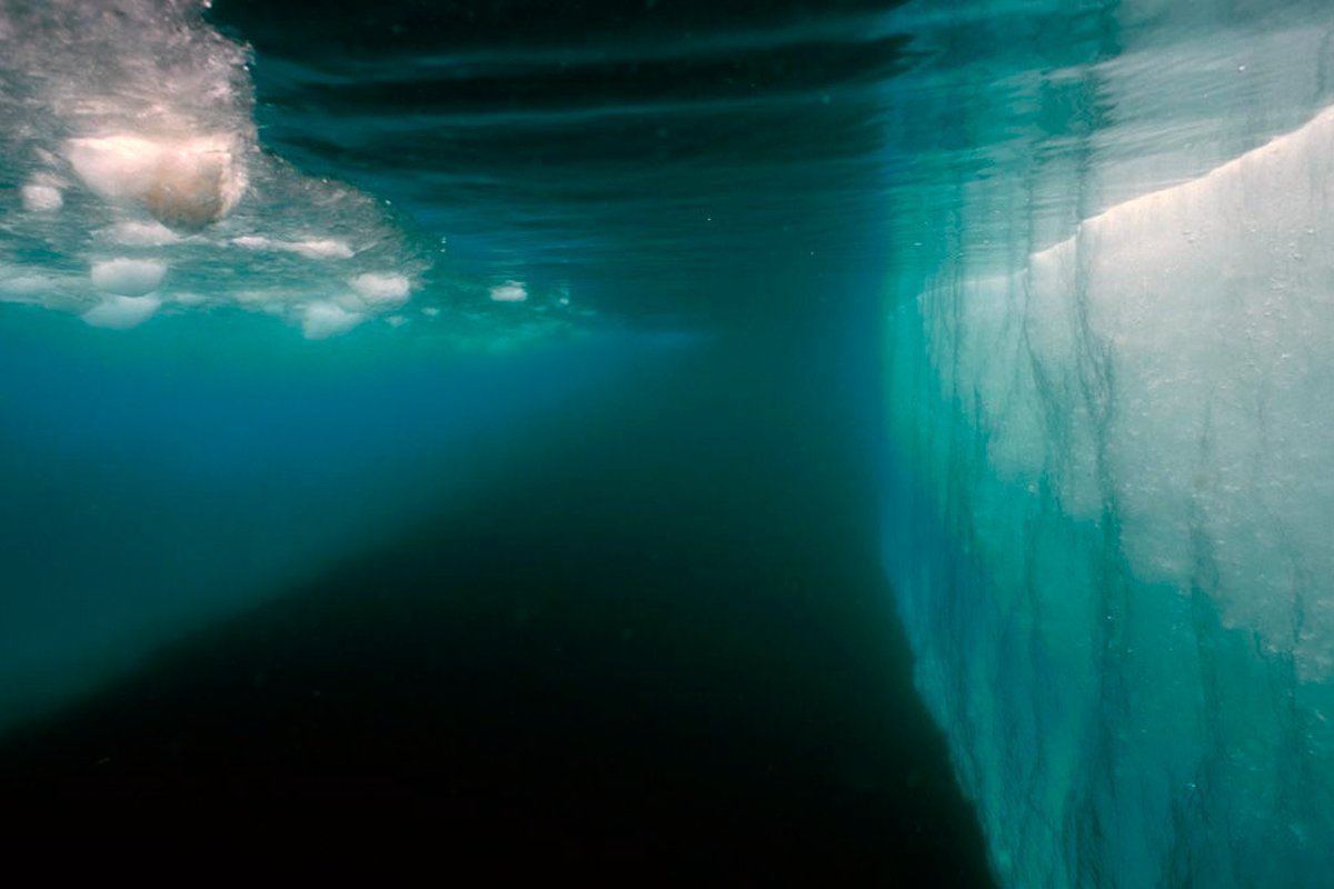 Подо льдом. Вода подо льдом. Океан подо льдом. Море подо льдом.