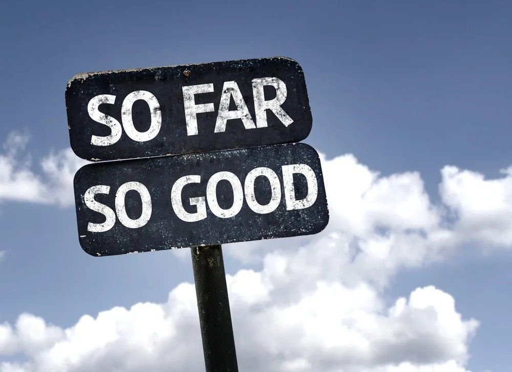 So far i m. So far. So far so good. Знак good. Фото со словом good.