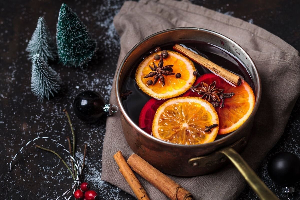 Напиток Gluhwein глинтвейн Mulled