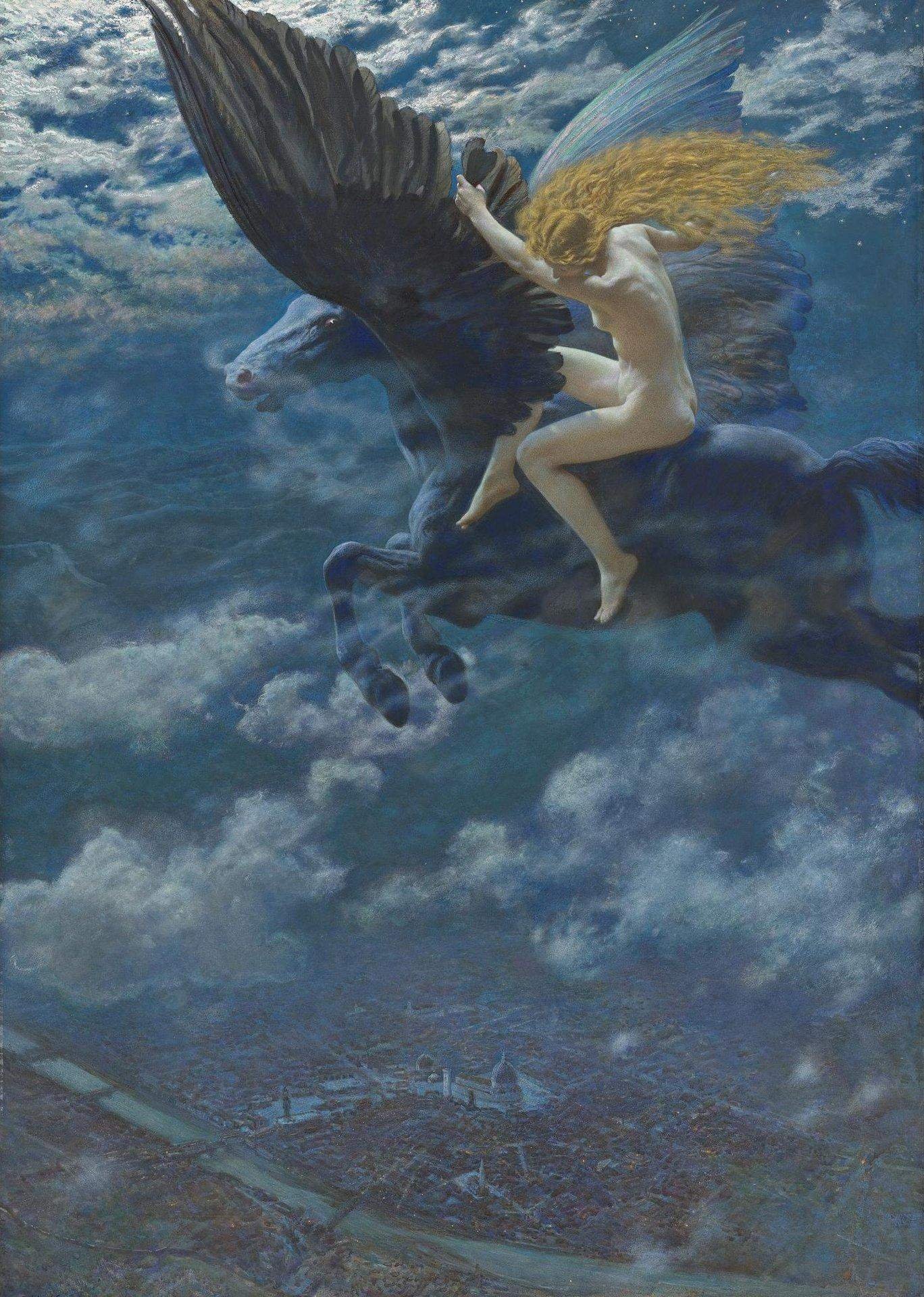 Эдвард Роберт Хьюз. Ведьма. 1902 г.