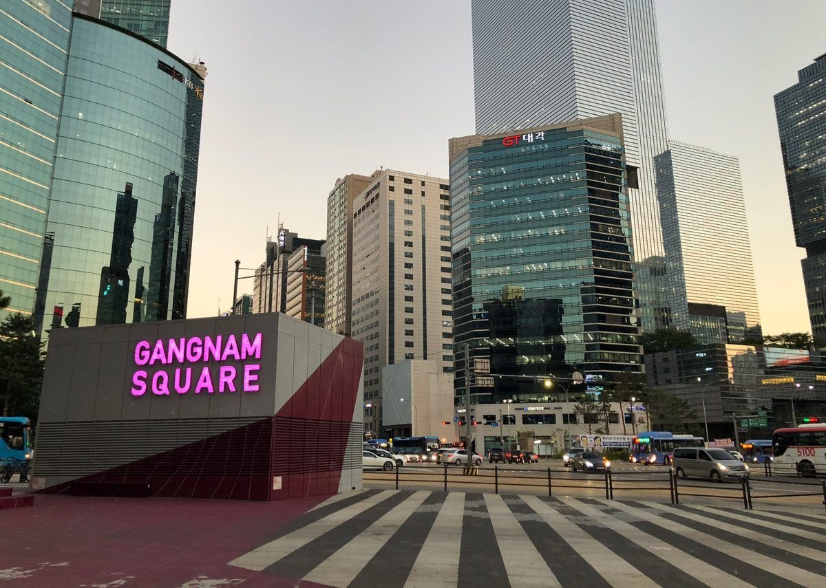 Gangnam seoul. Каннам Корея район. Гангнам Корея район. Каннамгу Сеул. Улица Каннам Южная Корея.