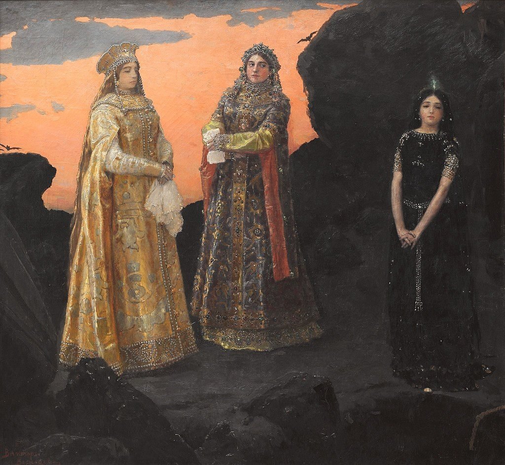 Васнецов картина три царевны