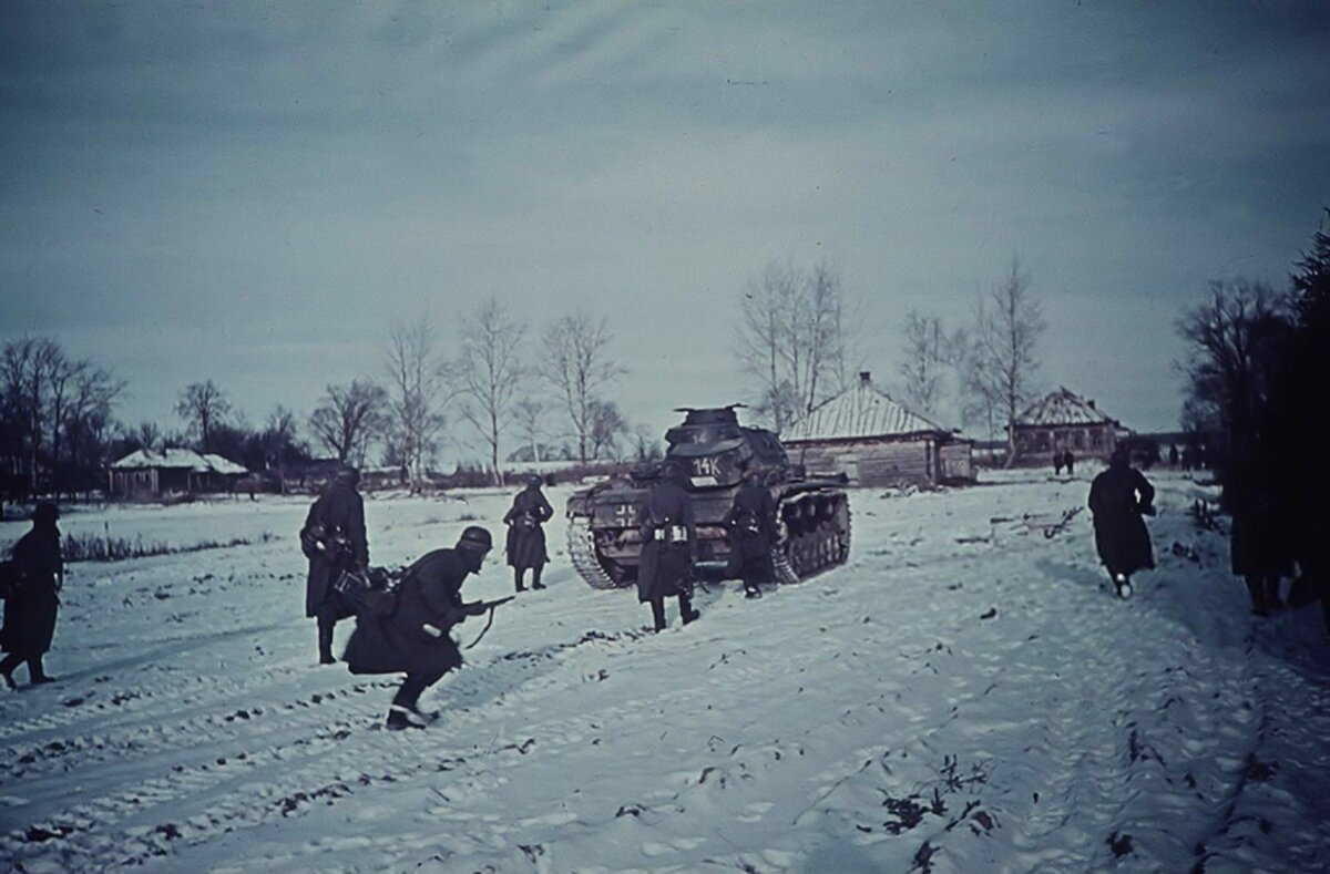 Наступление немцев под москвой