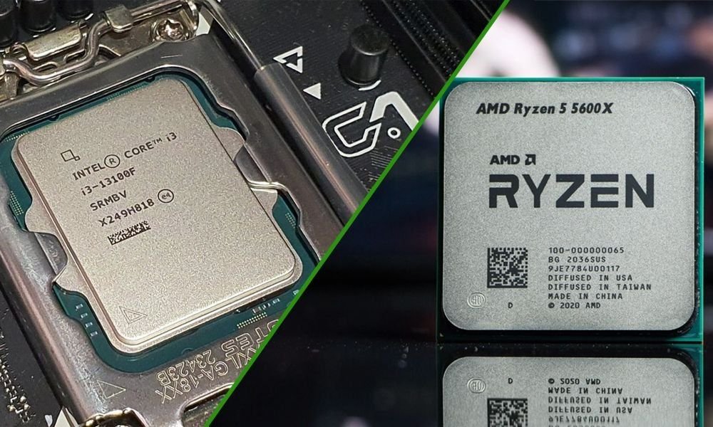 Процессоры Intel Core i3-13100F и AMD Ryzen 5 5600 сравнили в 9 ...
